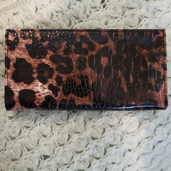 Animal print clutch wallet, NWOT - Picture 2 of 5